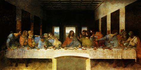 leonardo da vinci paints the last supper